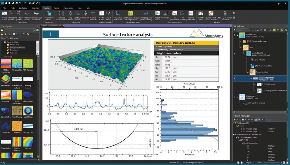 Mountains Map表面分析软件